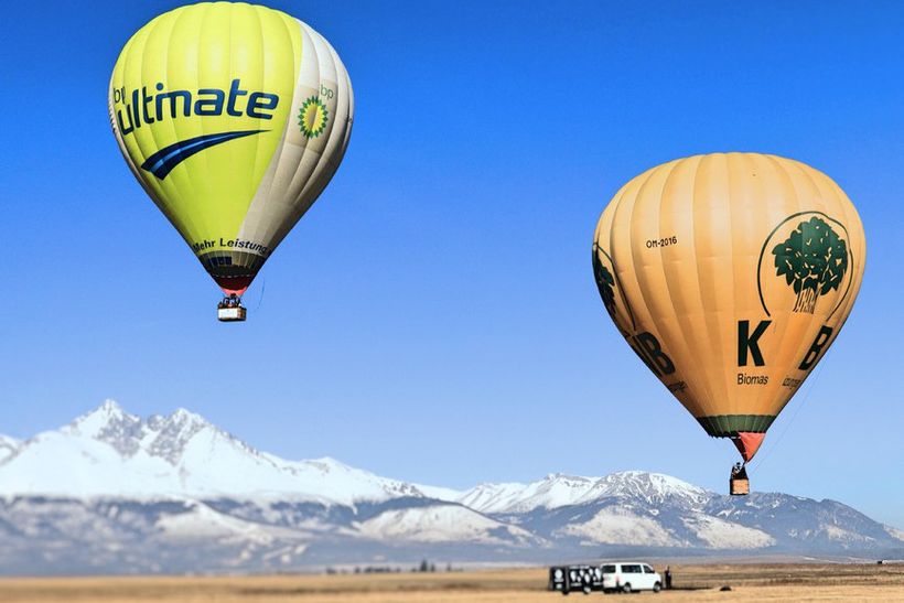 Vyhliadkový let balónom s výhľadom na Tatry